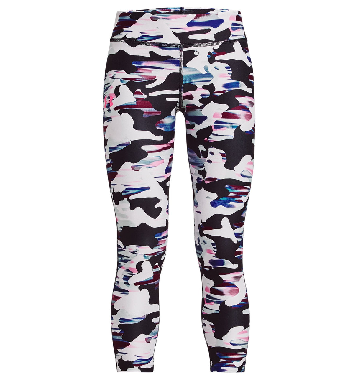 Under Armour Girls HeatGear Armour Printed Ankle Crop - Sweat-Wicking and 4-Way Stretch