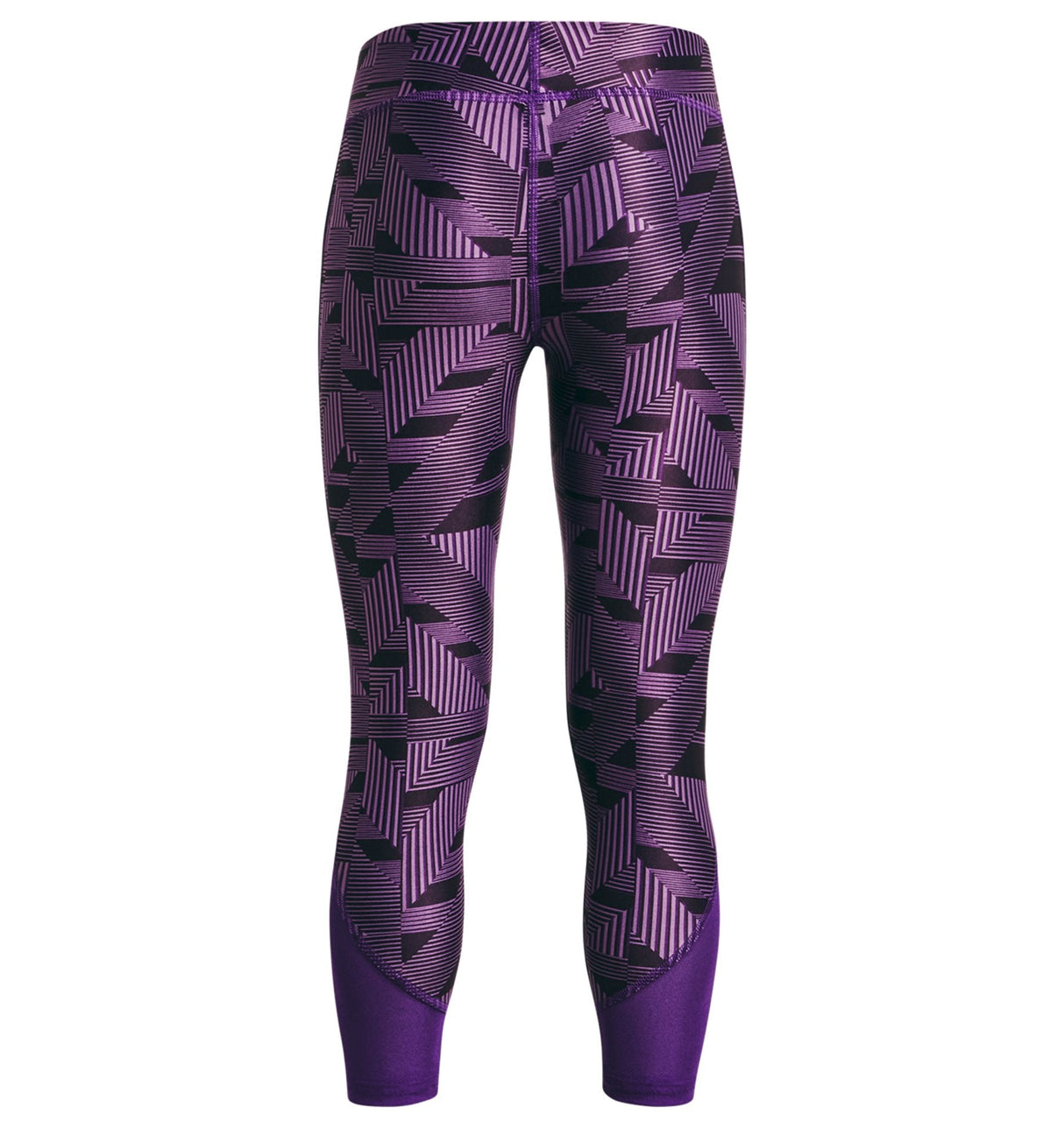 Under Armour Girls HeatGear Armour Printed Ankle Crop - Sweat-Wicking and 4-Way Stretch