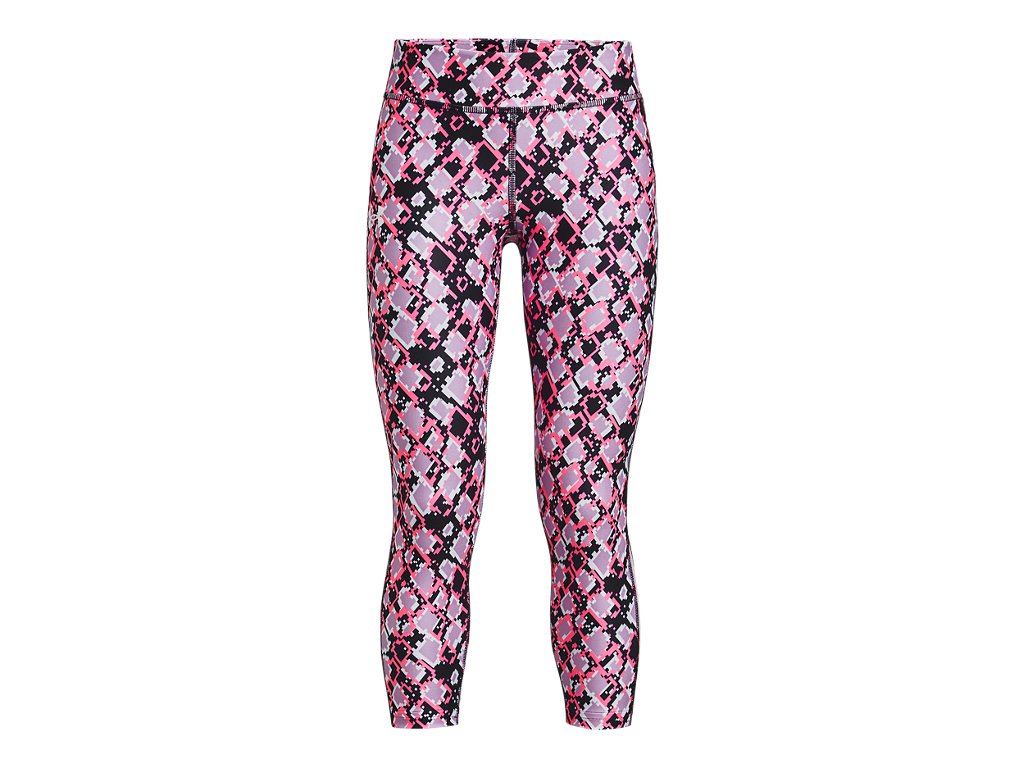 Under Armour Girls HeatGear Armour Printed Ankle Crop - Sweat-Wicking and 4-Way Stretch