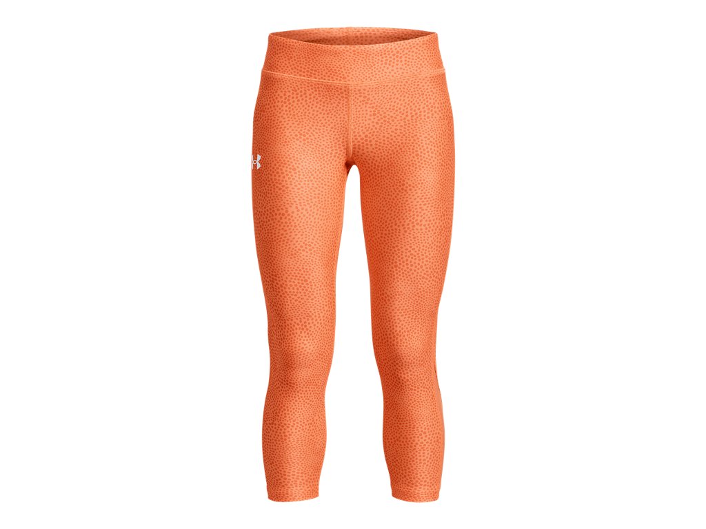 Under Armour Girls HeatGear Armour Printed Ankle Crop - Sweat-Wicking and 4-Way Stretch