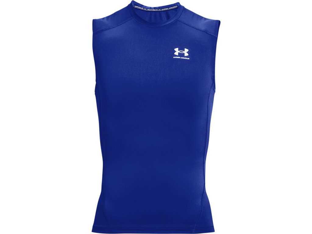 Under Armour Mens HeatGear Sleeveless Baselayer - Sweat Wicking and Superior Coverage