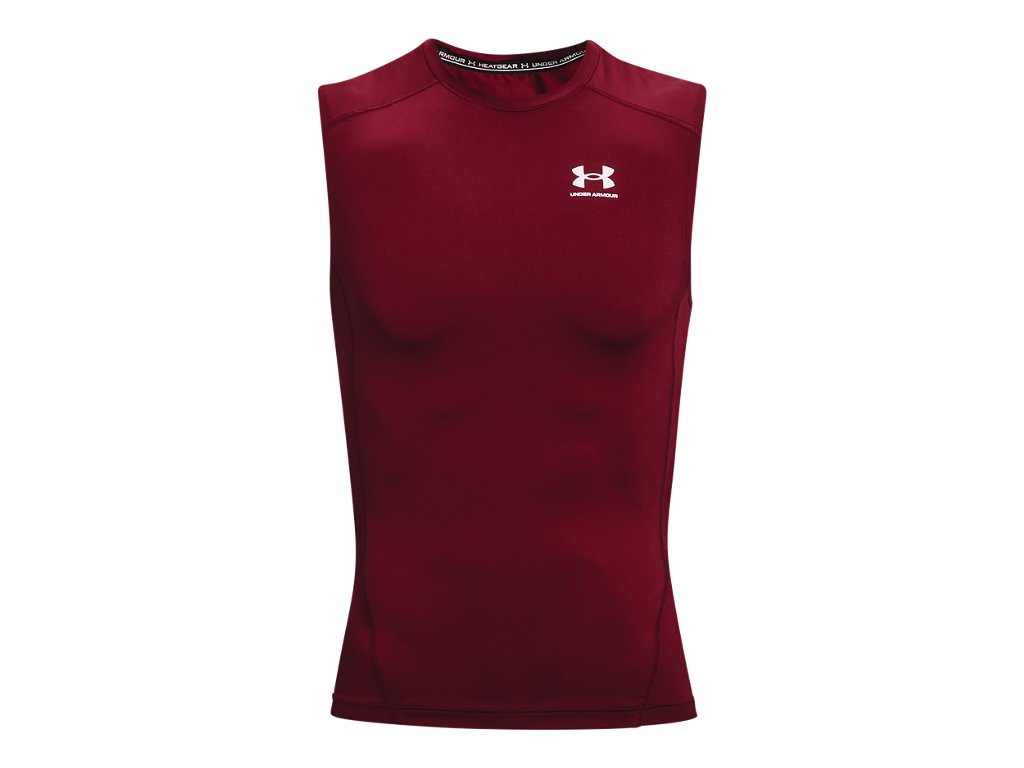 Under Armour Mens HeatGear Sleeveless Baselayer - Sweat Wicking and Superior Coverage