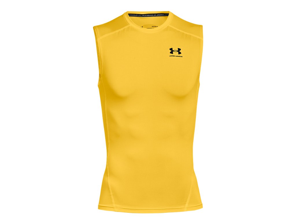Under Armour Mens HeatGear Sleeveless Baselayer - Sweat Wicking and Superior Coverage