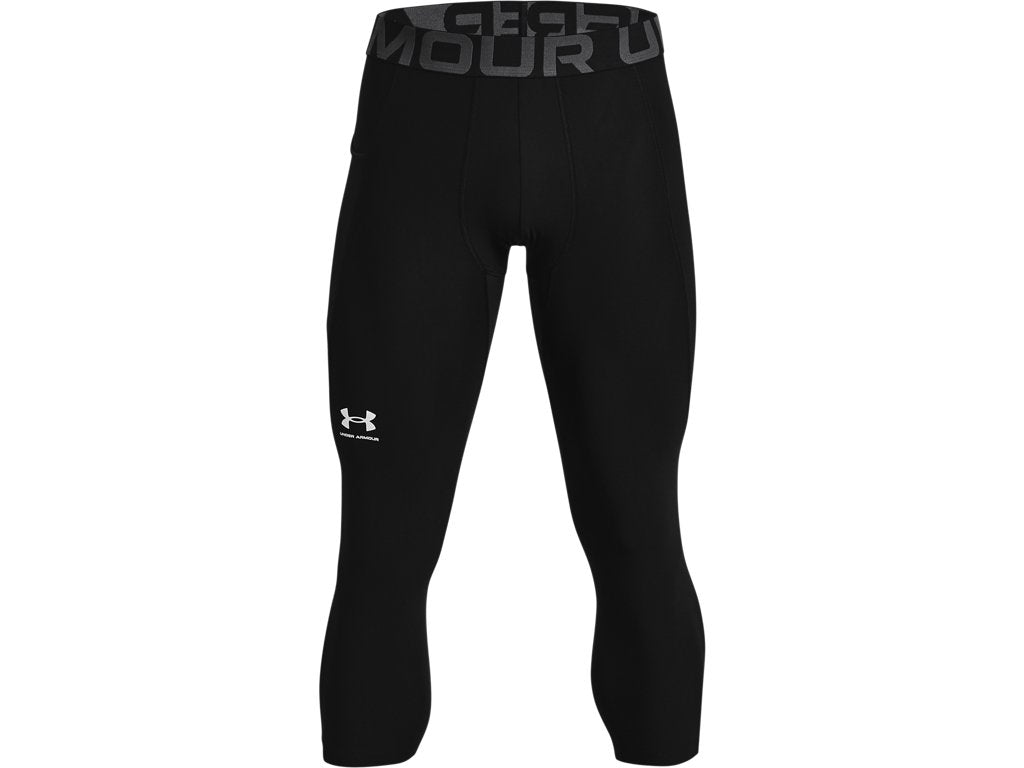 Under Armour Mens HeatGear Three Quarter Leggings - Sweat Wicking and Ultra-Tight Fit