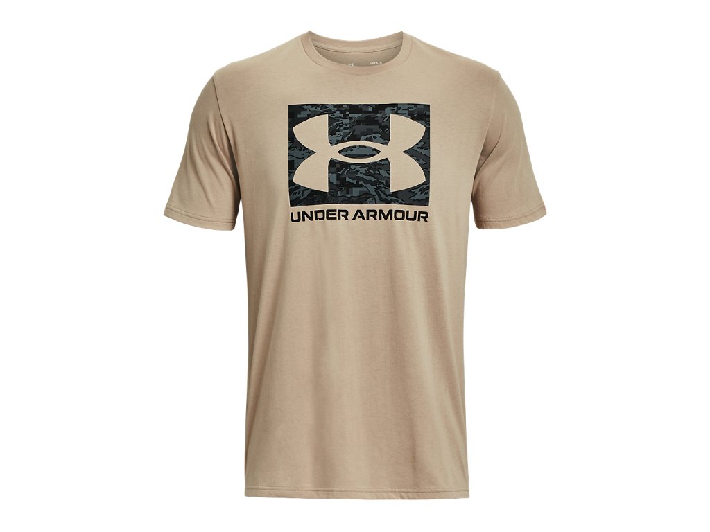 Under Armour Mens ABC Camo Boxed Logo Short Sleeve T-Shirt - Quick-Drying Comfort