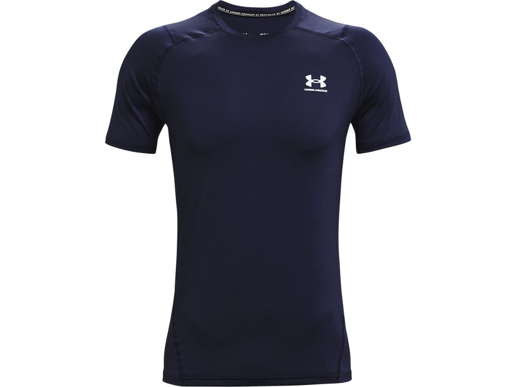 Under Armour Mens HeatGear Fitted Short Sleeve Shirt - Superior Sweat Wicking