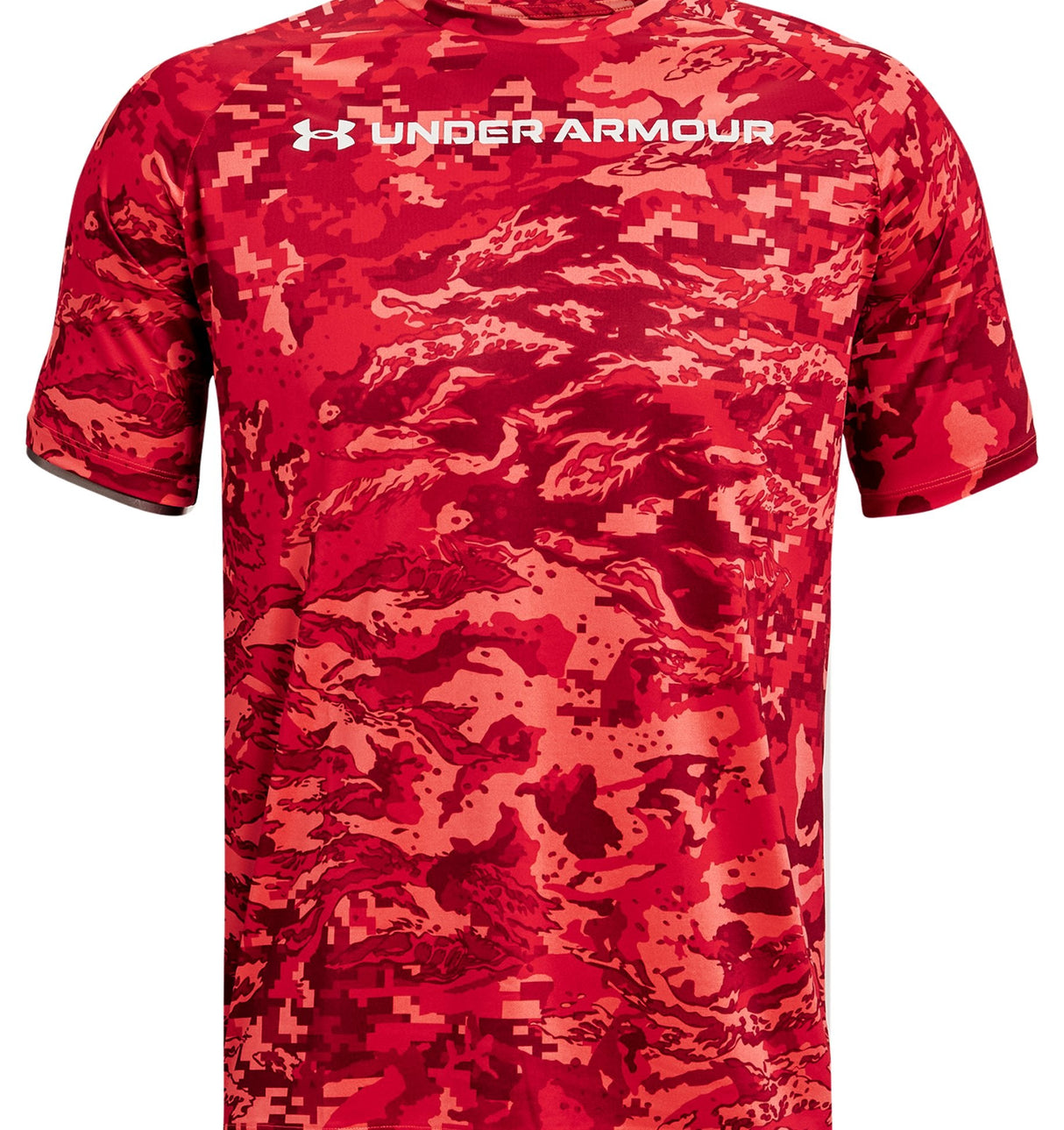 Under Armour Mens ABC Camo Short Sleeve Shirt - Quick-Drying Tech Fabric