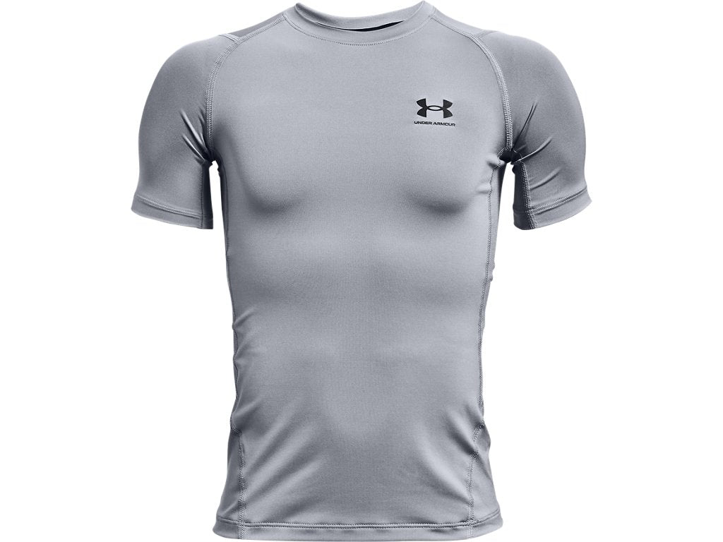 Under Armour Boys HeatGear Armour Short Sleeve Baselayer - Moisture Wicking and Stretchable Apparel