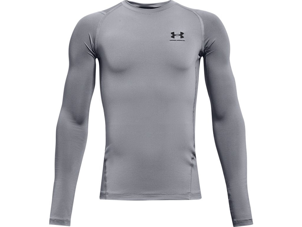 Under Armour Boys HeatGear Armour Long Sleeve Shirt - Sweat Wicking Apparel