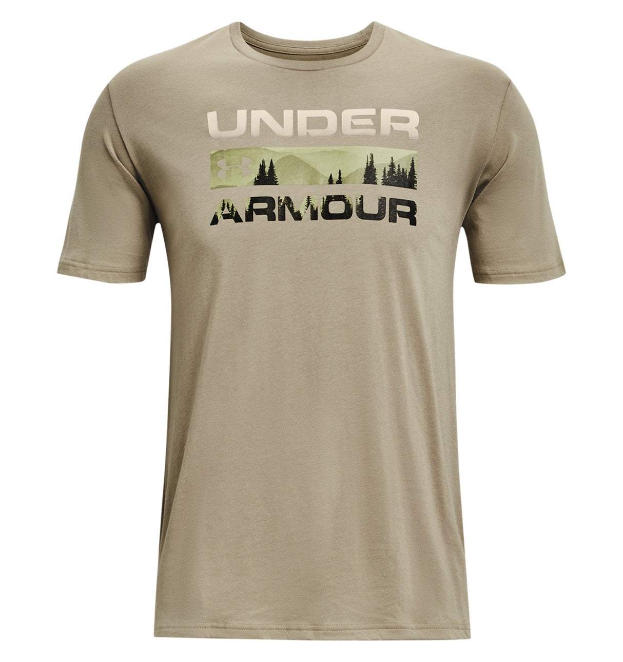 Under Armour Mens Stacked Logo Fill T-Shirt - Quick-Drying Comfort