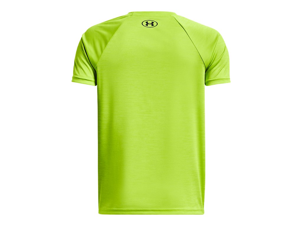 Under Armour Boys Tech Split Logo Hybrid Short Sleeve Shirt - Quick-Drying