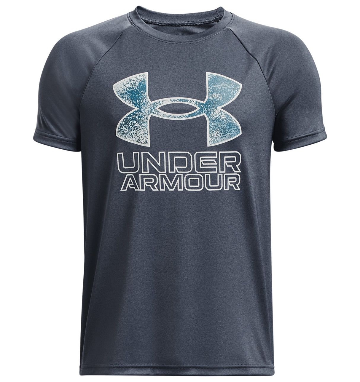 Under Armour Boys Tech Hybrid Print Fill Short Sleeve Shirt - Quick-Drying and Sweat-Wicking