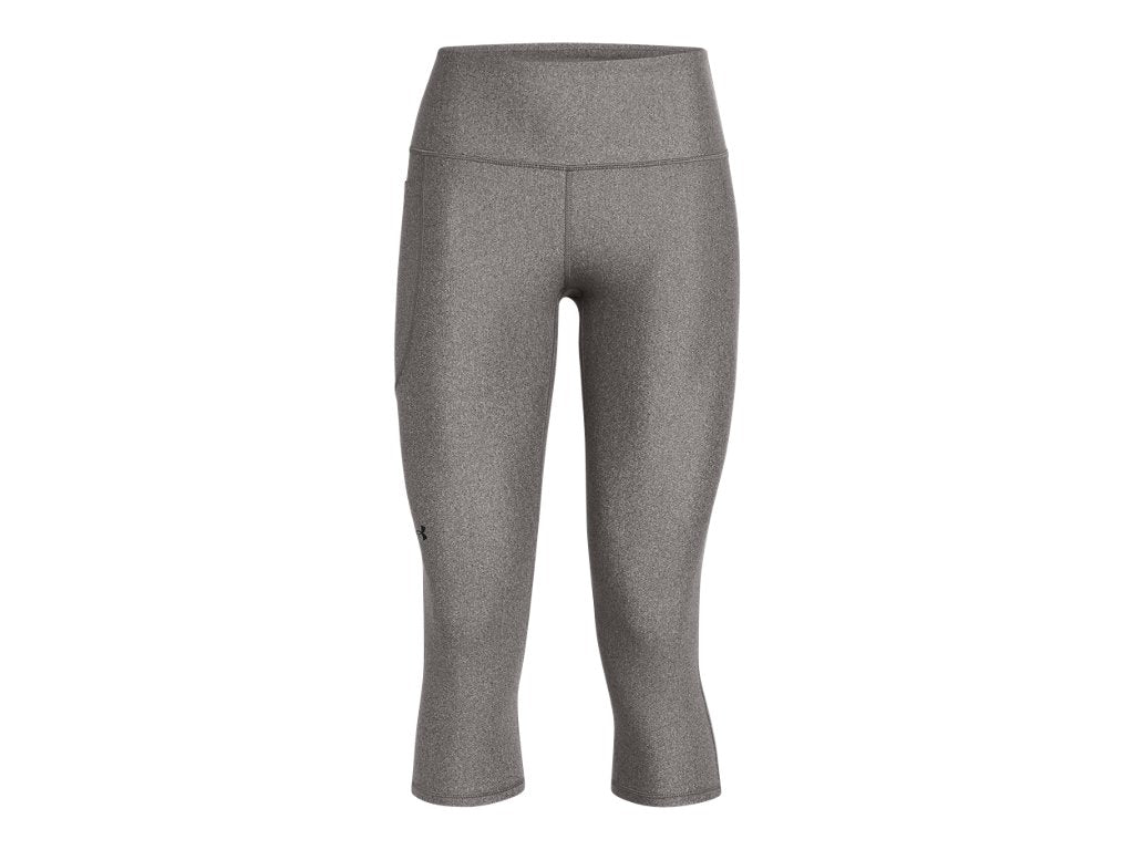 Under Armour Womens HeatGear No-Slip Waistband Capris - Ultra-Tight Fit and Sweat Wicking