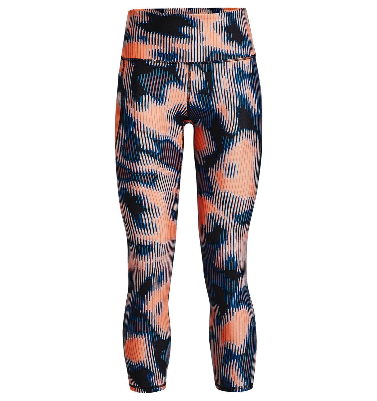 Under Armour Womens HeatGear No-Slip Waistband Printed Ankle Leggings - Sweat Wicking