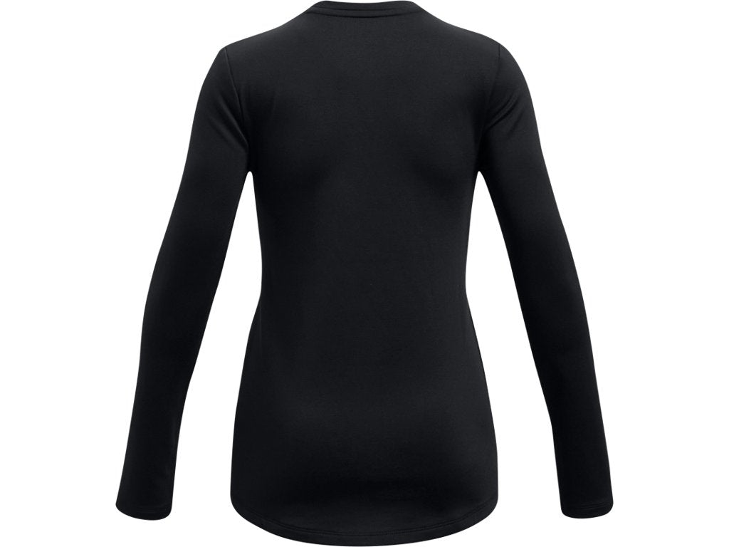Under Armour Girls ColdGear Crew Long Sleeve - Dual-layer Fabric with Moisture Wicking