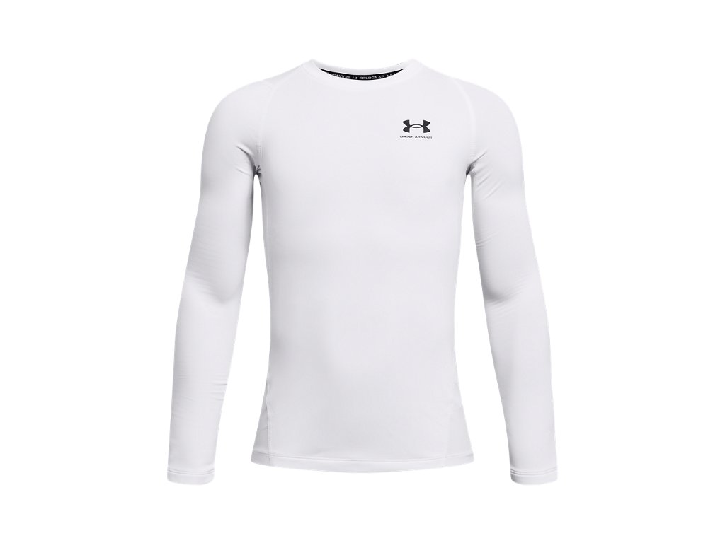 Under Armour Boys ColdGear Long Sleeve Baselayer - Dual-Layer Fabric