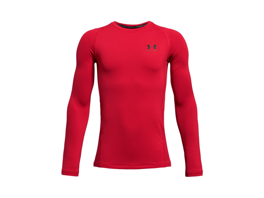 Under Armour Boys ColdGear Long Sleeve Baselayer - Dual-Layer Fabric