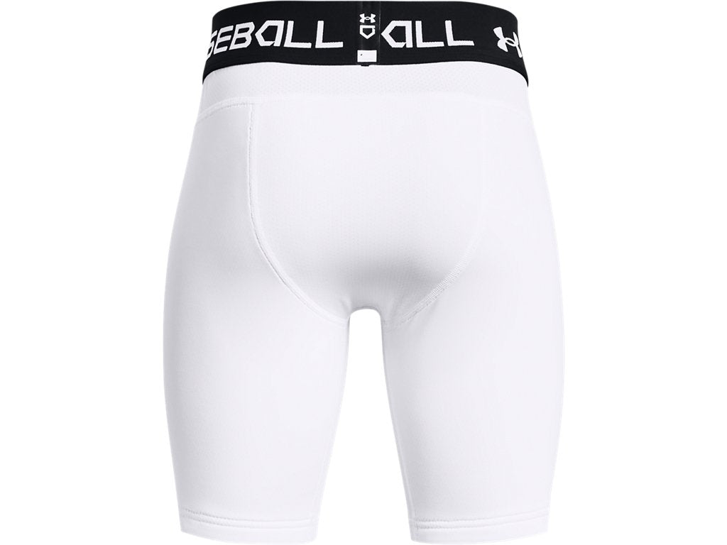 Under Armour Boys Utility Pro Slider Shorts - Sweat Wicking Apparel with Cup