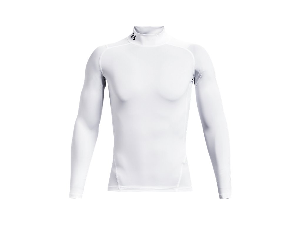 Under Armour Mens HeatGear Mock Long Sleeve Baselayer - Sweat Wicking