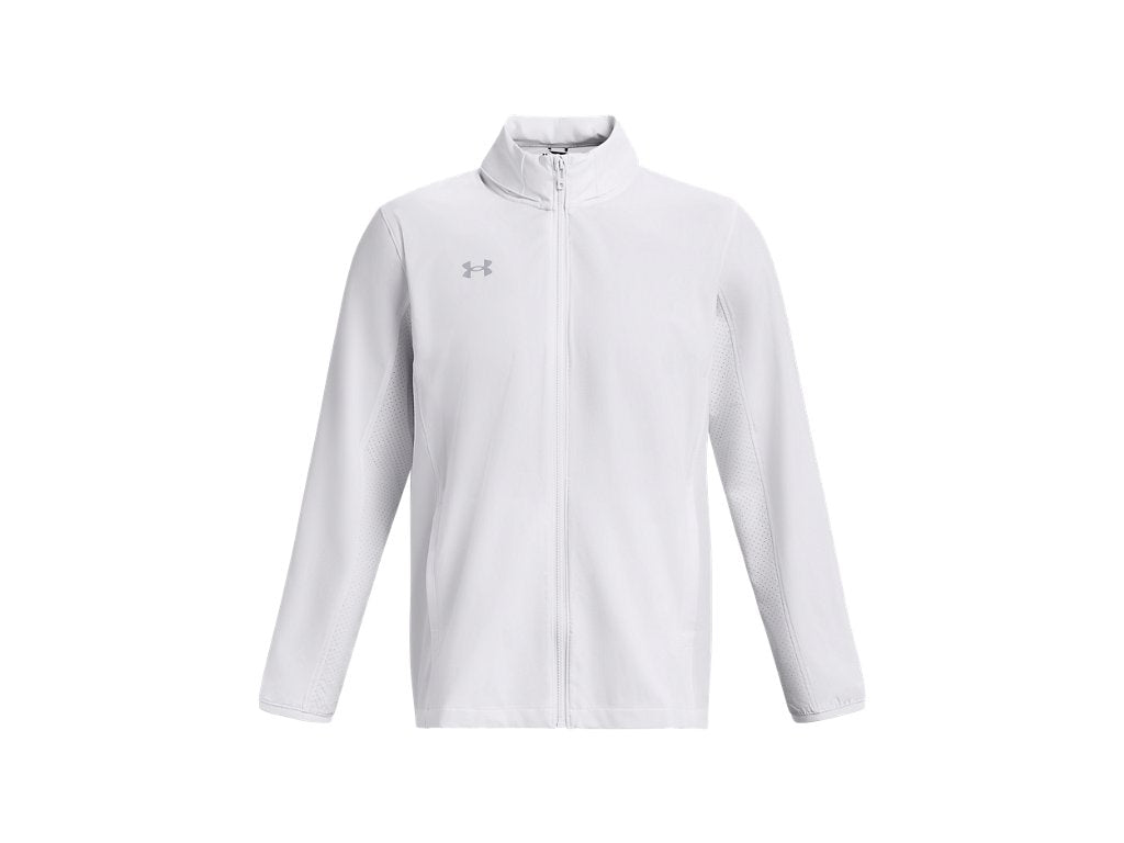 Under Armour Mens Squad 3.0 Warm-Up Full-Zip Jacket - Water Resistant
