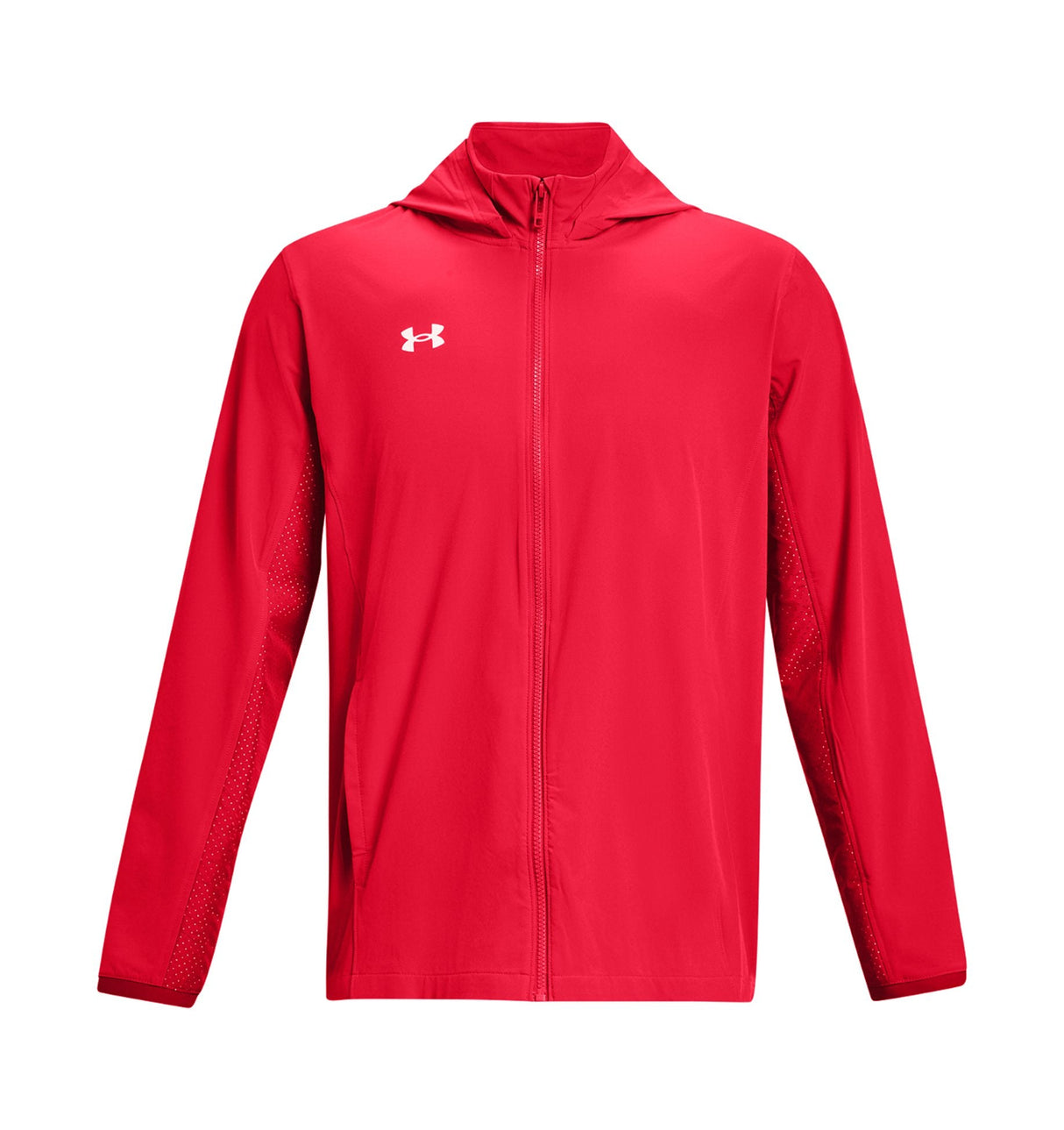 Under Armour Mens Squad 3.0 Warm-Up Full-Zip Jacket - Water Resistant