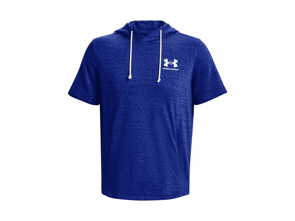 Under Armour Mens UA Rival Terry Short Sleeve Hoodie - Lightweight French Terry Material