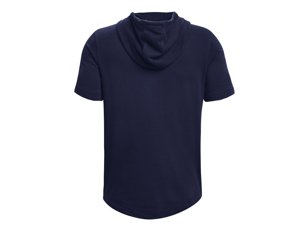 Under Armour Mens UA Rival Terry Short Sleeve Hoodie - Lightweight French Terry Material