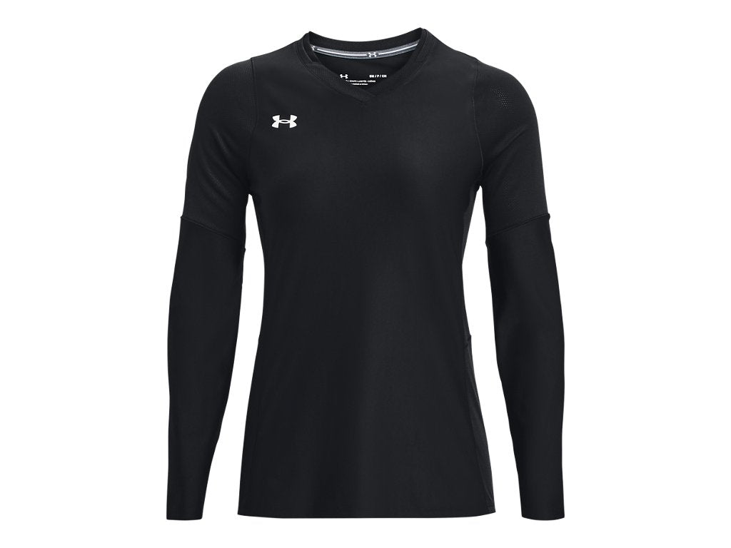 Under Armour Womens UA Volleyball Powerhouse 2.0 Long Sleeve Jersey - HeatGear Fabric with Mesh Panels