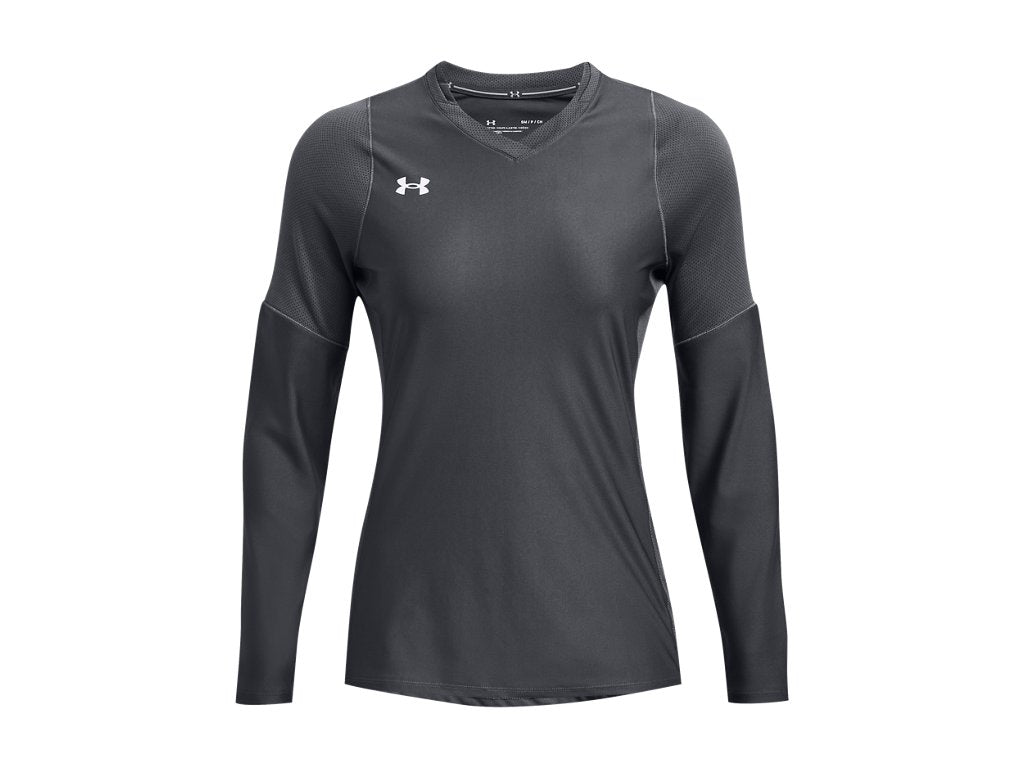 Under Armour Womens UA Volleyball Powerhouse 2.0 Long Sleeve Jersey - HeatGear Fabric with Mesh Panels