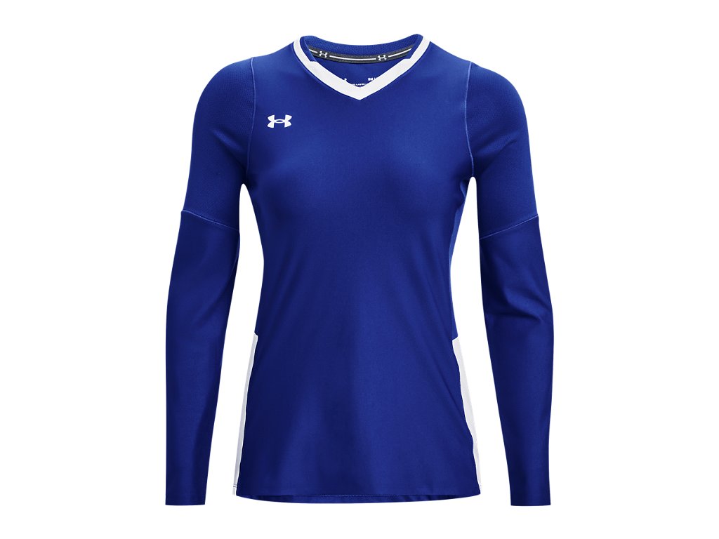 Under Armour Womens UA Volleyball Powerhouse 2.0 Long Sleeve Jersey - HeatGear Fabric with Mesh Panels