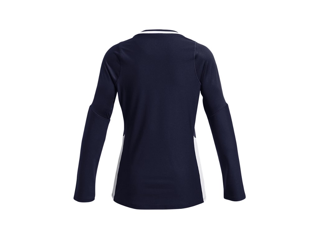 Under Armour Girls Volleyball Powerhouse Long Sleeve Jersey - HeatGear Fabric with Mesh Panels