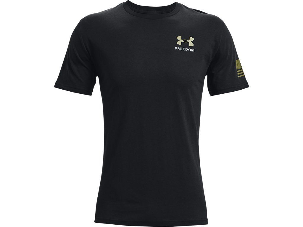 Under Armour Mens UA Freedom Banner T-Shirt - Quick-Drying Cotton Blend