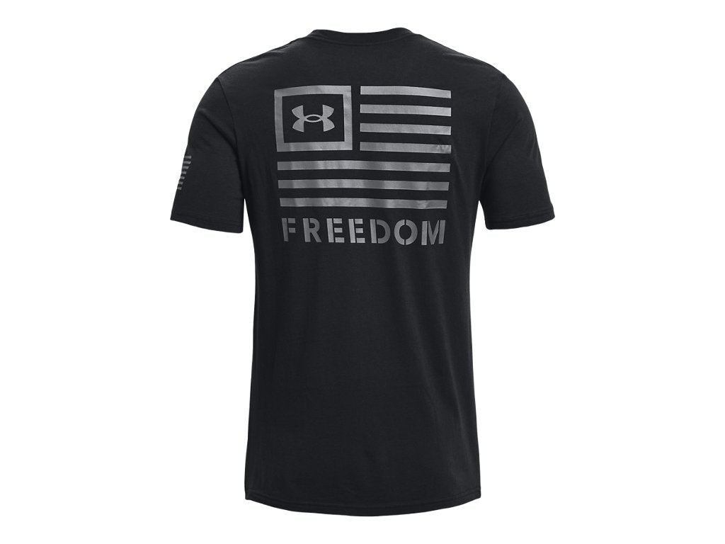 Under Armour Mens UA Freedom Banner T-Shirt - Quick-Drying Cotton Blend