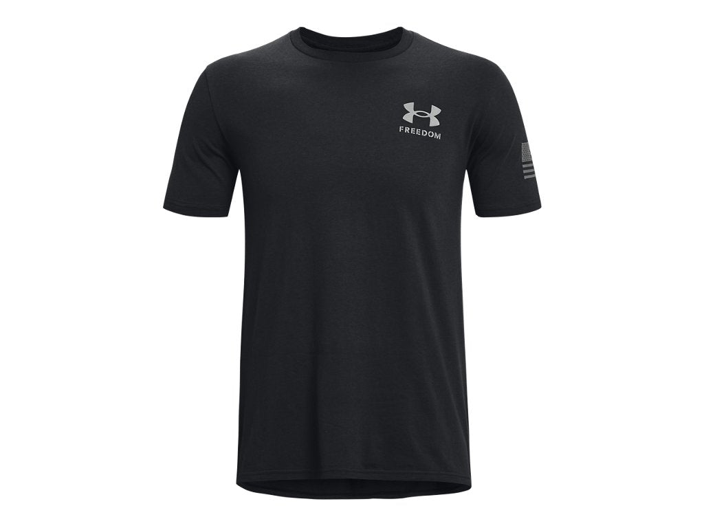 Under Armour Mens UA Freedom Banner T-Shirt - Quick-Drying Cotton Blend