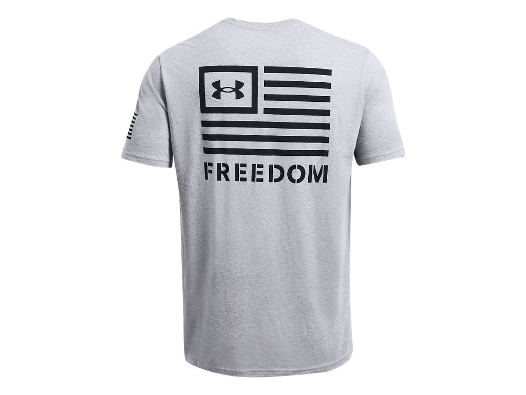 Under Armour Mens UA Freedom Banner T-Shirt - Quick-Drying Cotton Blend