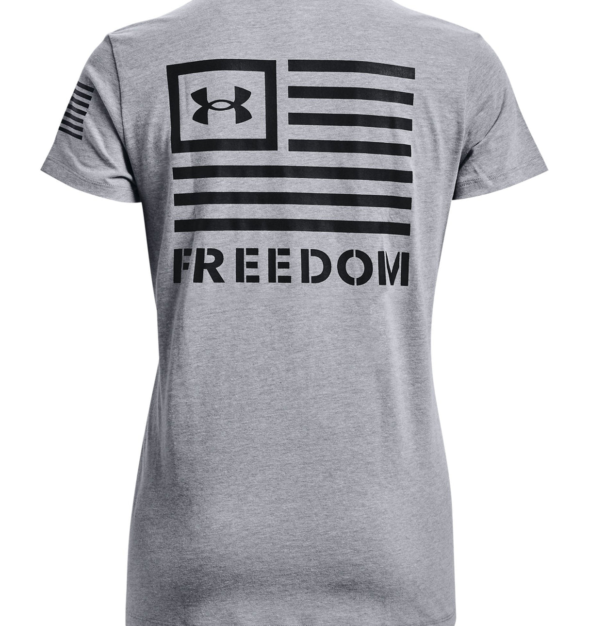 Under Armour Womens Freedom Banner T-Shirt - Quick-Drying Cotton Blend