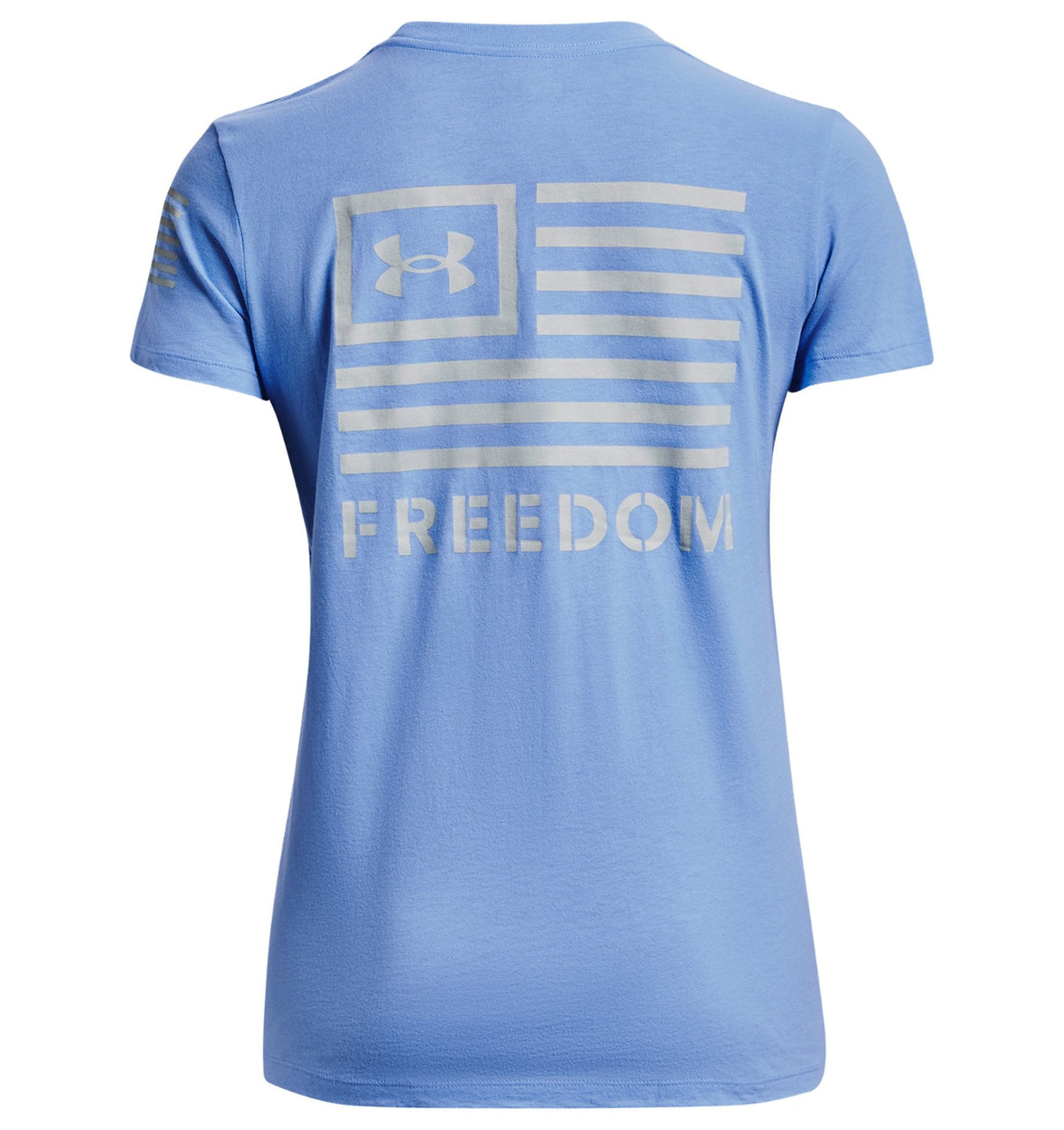 Under Armour Womens Freedom Banner T-Shirt - Quick-Drying Cotton Blend