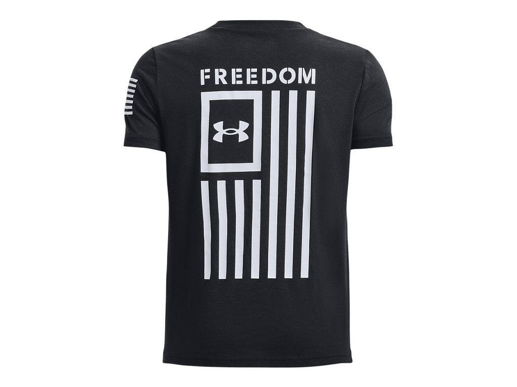Under Armour Boys Freedom Flag T-Shirt - Quick-Drying Cotton Blend