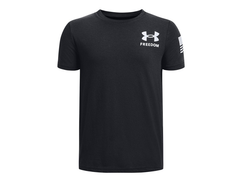 Under Armour Boys Freedom Flag T-Shirt - Quick-Drying Cotton Blend