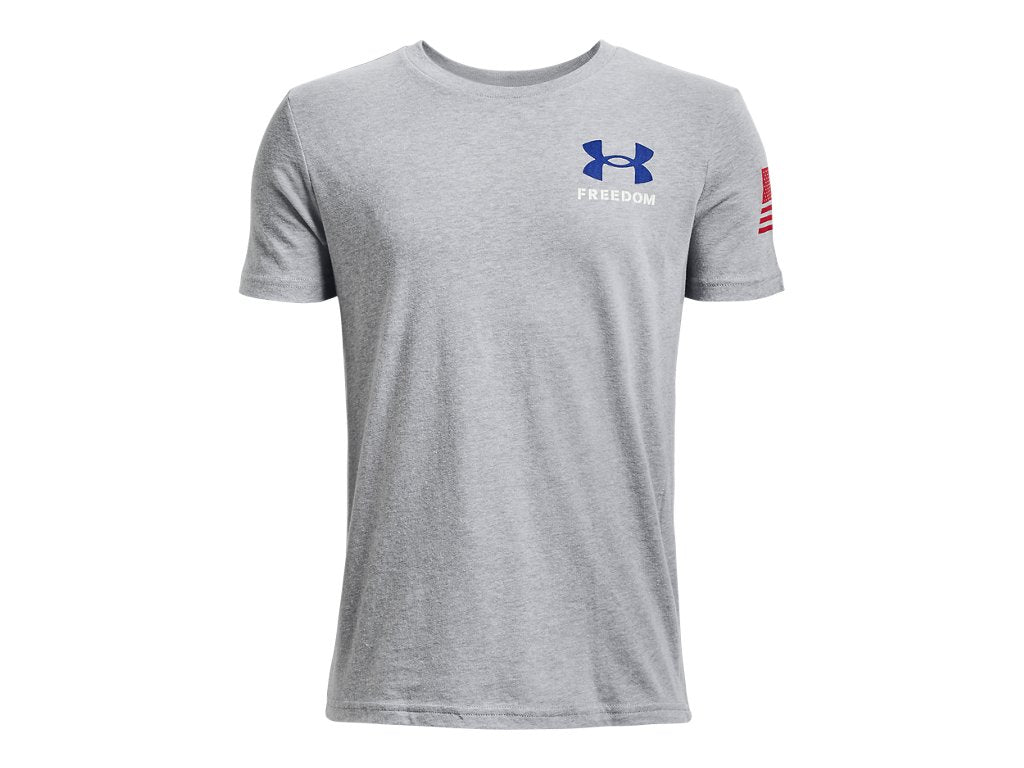 Under Armour Boys Freedom Flag T-Shirt - Quick-Drying Cotton Blend