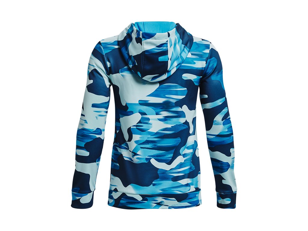Under Armour Boys Armour Fleece Printed Hoodie Apparel - Scuba Neck Design