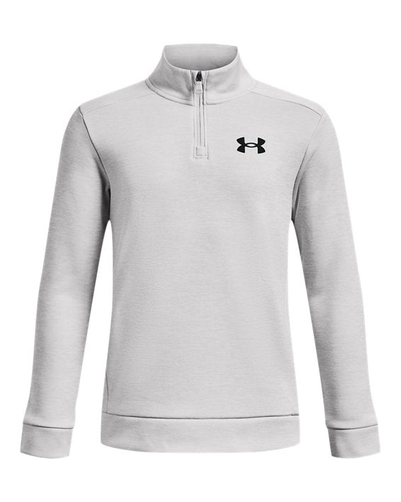 Under Armour Boys Armour Fleece Quarter Zip - Breathable and Stretchy