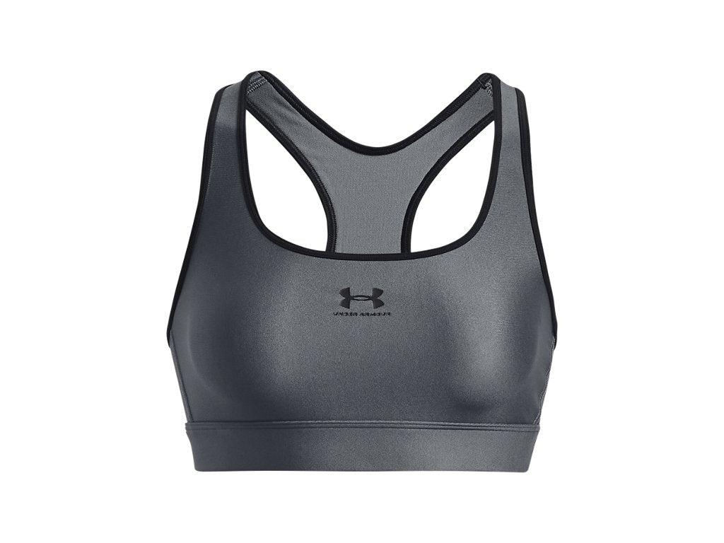 Under Armour Women HeatGear Mid Padless Sports Bra - Superior Comfort and Support