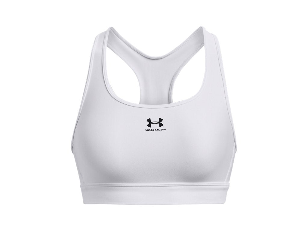 Under Armour Women HeatGear Mid Padless Sports Bra - Superior Comfort and Support