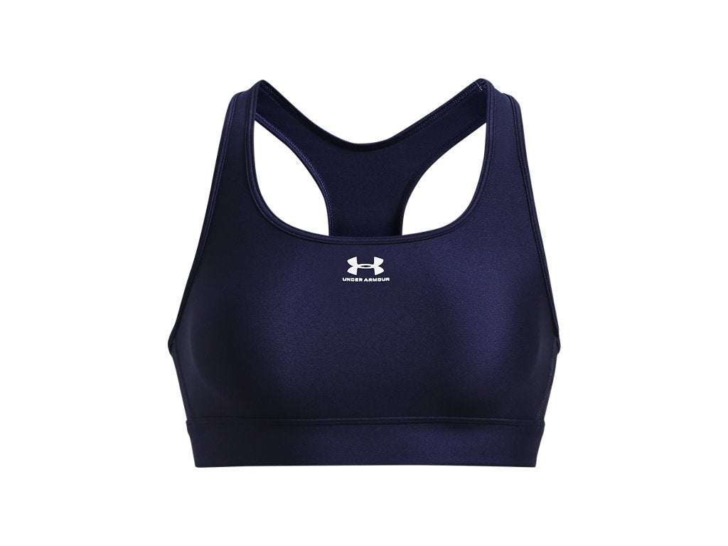 Under Armour Women HeatGear Mid Padless Sports Bra - Superior Comfort and Support