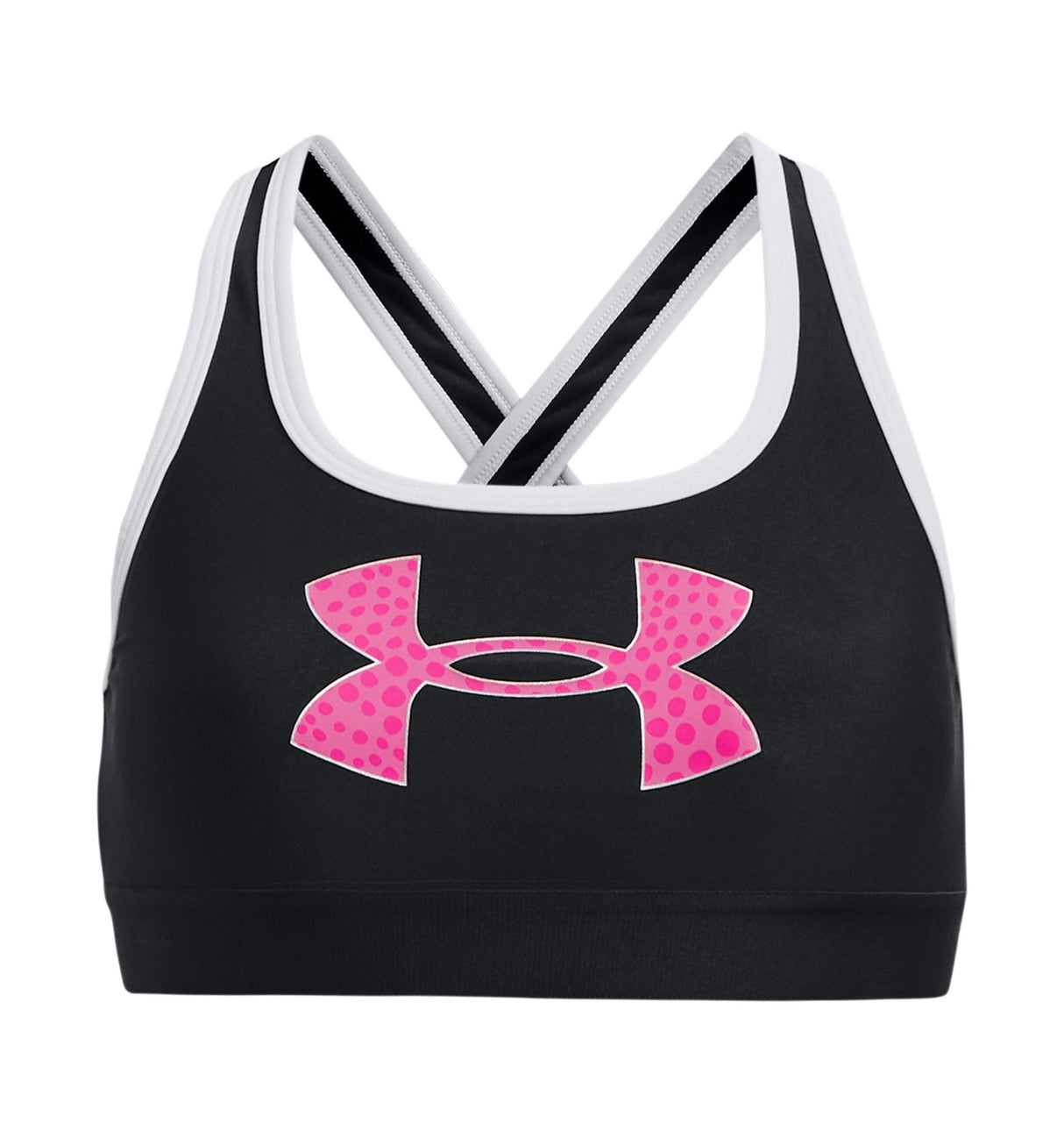 Under Armour Girls Crossback Graphic Sports Bra Apparel - 4-Way Stretch Material