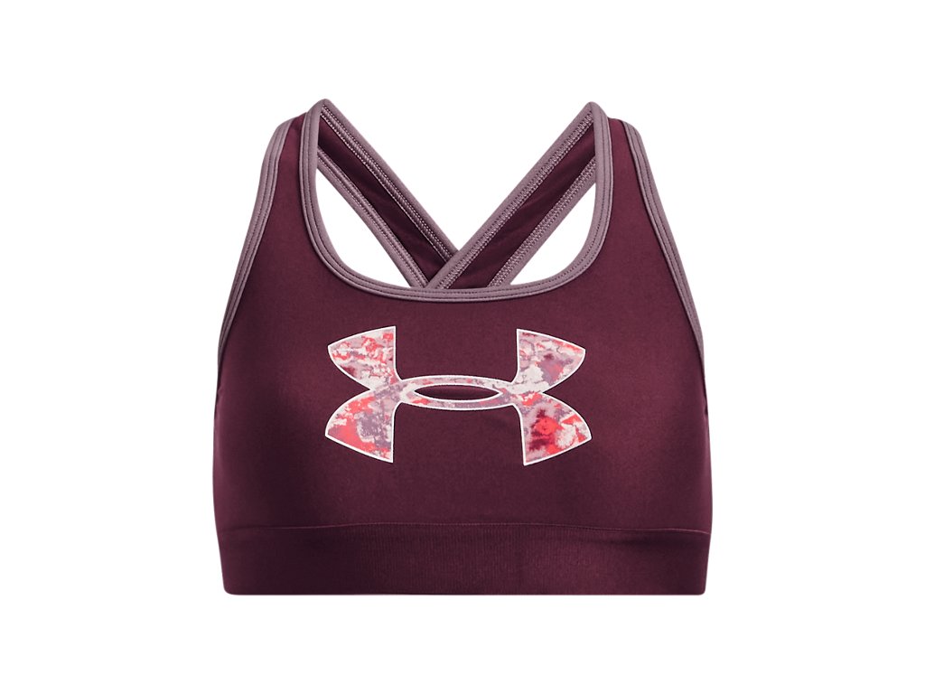 Under Armour Girls Crossback Graphic Sports Bra Apparel - 4-Way Stretch Material