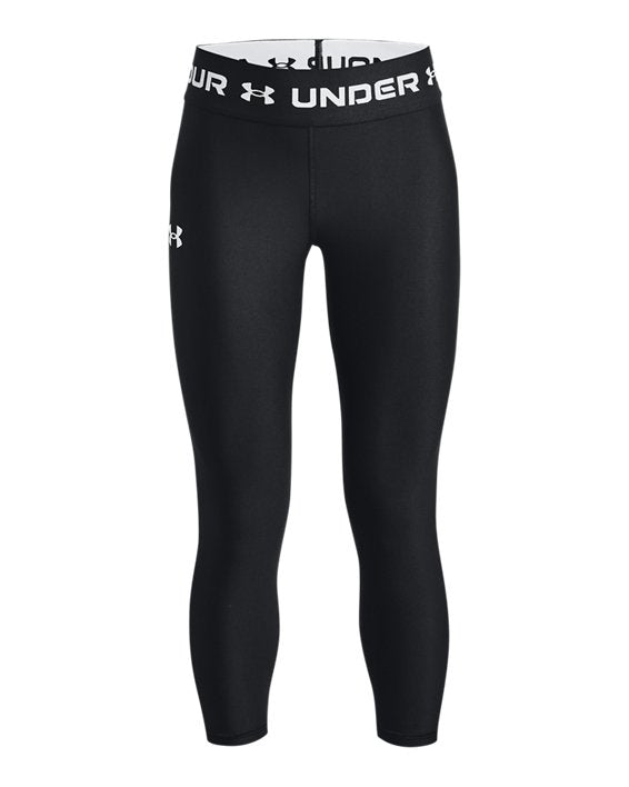 Under Armour Girls HeatGear Ankle Crop Apparel - Super-light and Quick Drying