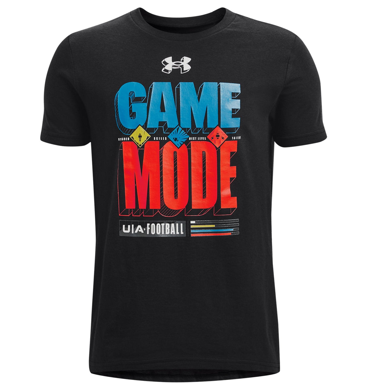 Under Armour Boys Game On Football Short Sleeve T-Shirt - Quick-Drying Fabric