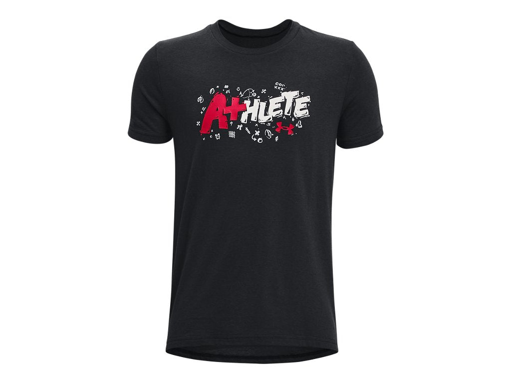 Under Armour Boys Athlete Short Sleeve Shirt - Super-Soft Comfort